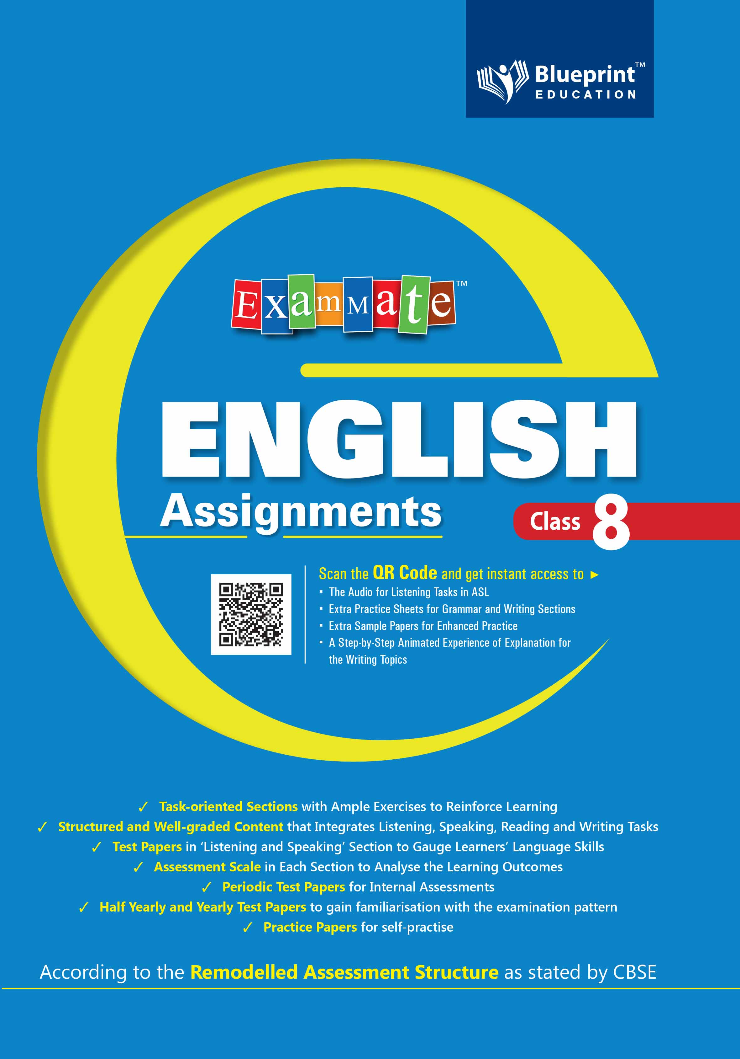 ExamMate English Assignments Class 8 for CBSE Board