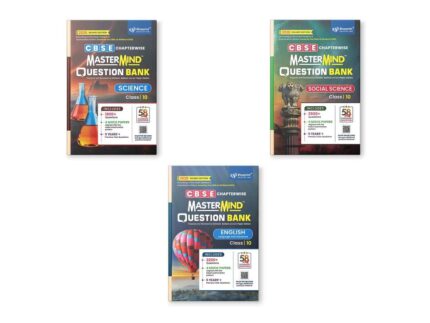 CBSE question bank class 10 Science, Social Science and English Combo by Mastermind for 2026