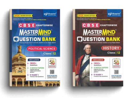 CBSE question bank class 12 Political Science and History Combo by Mastermind for 2026