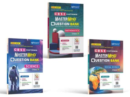 CBSE question bank class 9 Science, Mathematics and Social Science Combo by Mastermind for 2025
