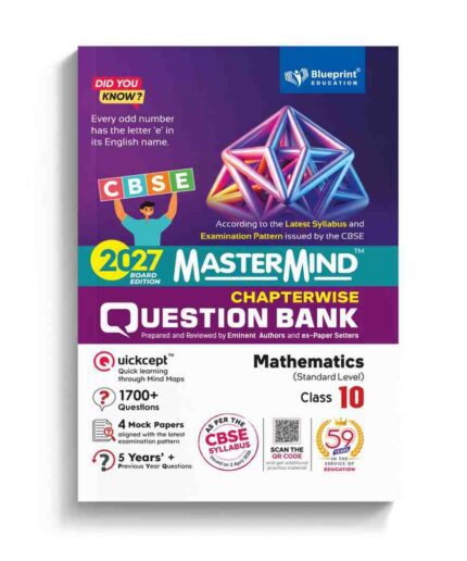 CBSE Question Bank Class 10 Mathematics (standard) 2027 Exam with 4 Mock Sample Paper