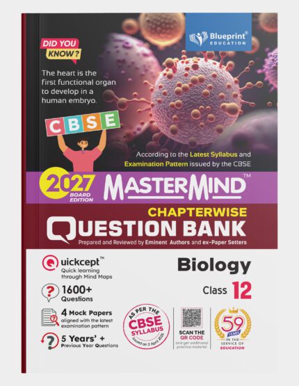 CBSE Question Bank Class 12 Biology 2027 Exam With 4 Mock Papers